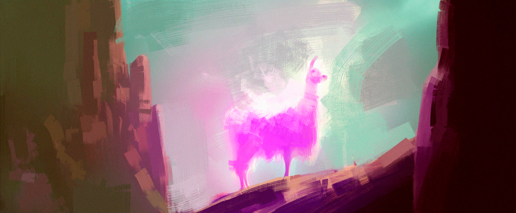 Glowing Llama